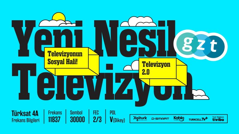 GZT TV, Tüm TV Mecralarında 1 Aralık’ta Yayın Hayatına Başlıyor