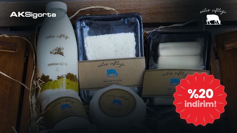 Aksigortalılara Sütiş Çiftliği’nden Yüzde 20 İndirim
