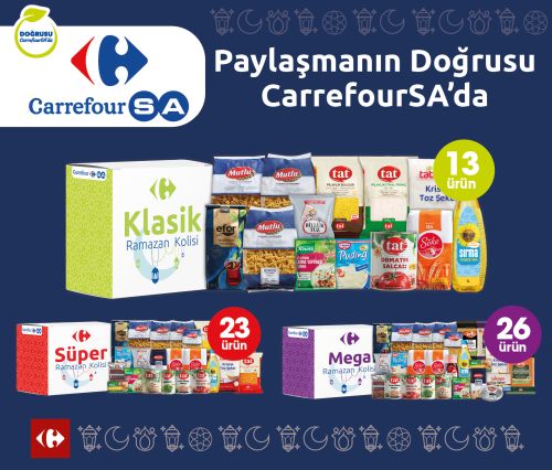 CarrefourSA’dan Her İhtiyaca Uygun Ramazan Kolisi 