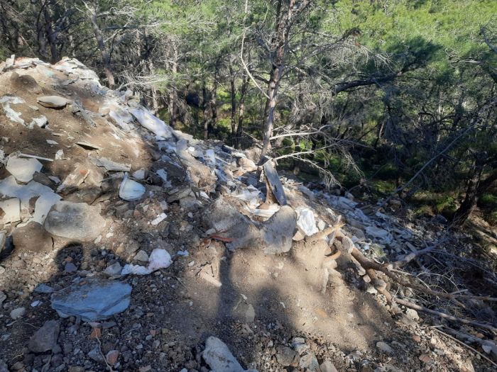 Kaçak Hafriyat Dökümüne 70 Bin Lira Ceza