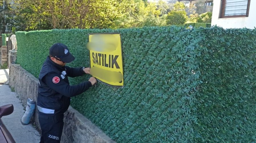 Belediyeden Görüntü Kirliliğine Müdahale