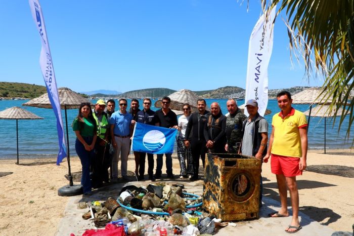 Deniz Dibi Temizliğinin İkinci Etabı Gümbet’te Yapıldı