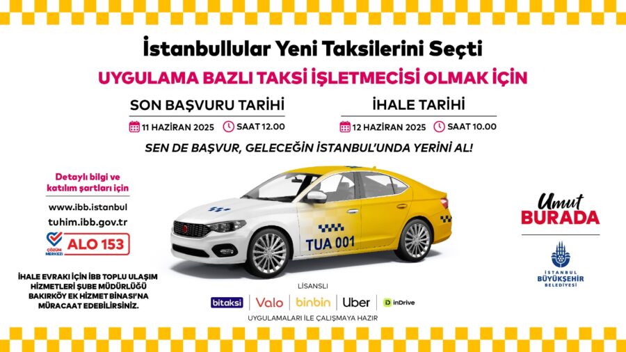150 Taksi Plakası İçin İhale Yapılacak…