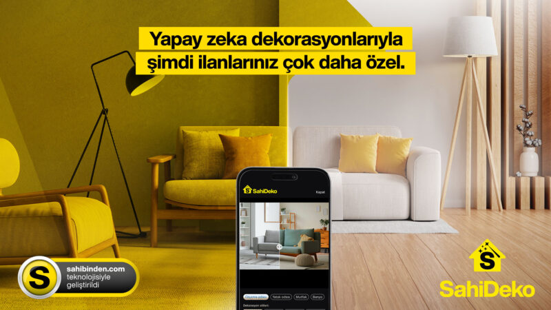 SahiDeko ile Yapay Zekâ Destekli Dekorasyon Dönemi Başlıyor!