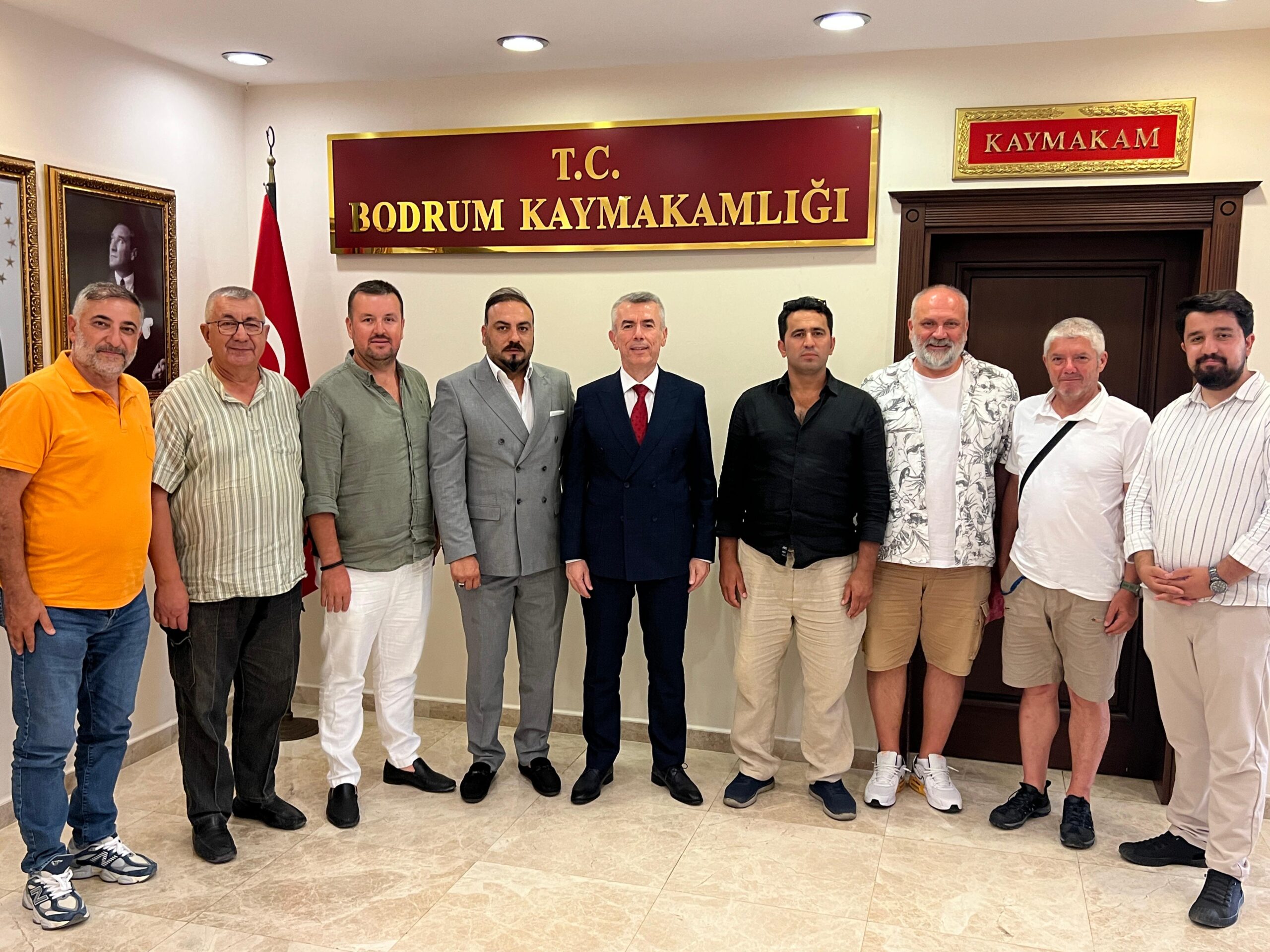 Bodrum Gazeteciler Cemiyeti’nden Kaymakam Sırmalı’ya Ziyaret