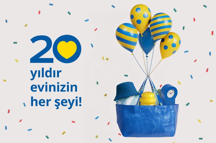 IKEA Türkiye 20. Yılını Sürprizlerle Kutluyor!