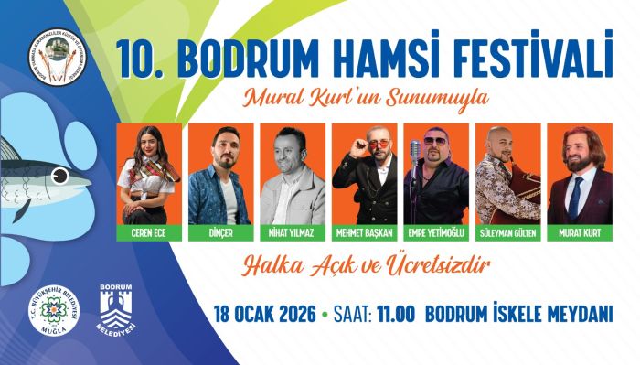 10. Bodrum Hamsi Festivali 18 Ocak’ta