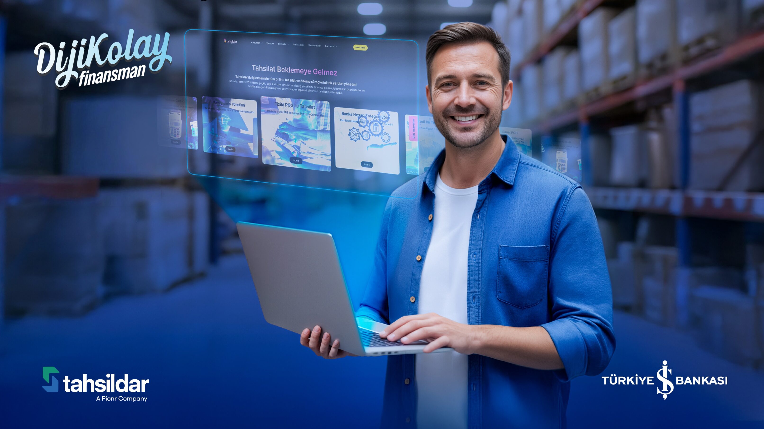 Tahsildar’dan İş Bankası DijiKolay Finansman Entegrasyonu ile KOBİ’lere Anında Kredi İmkânı