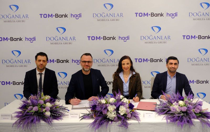 Kelebek Mobilya ve TOM Bank Hadi güçlerini birleştirdi