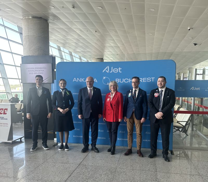 Ankara Esenboğa’dan Bükreş’e direkt uçuşlar başladı