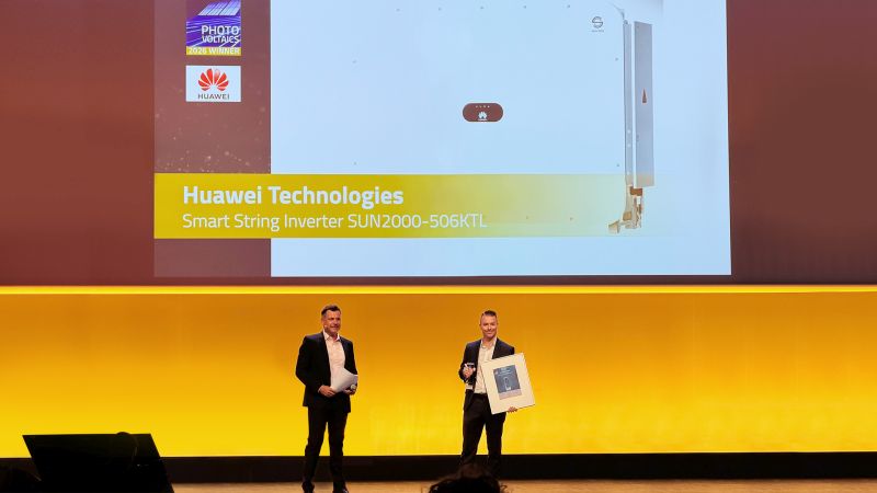 Huawei’nin Yeni İnvertörüne Avrupa’da Büyük Ödül