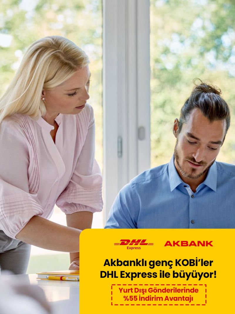 DHL Express Türkiye’den Akbank Genç KOBİ’lere Özel Yüzde 55 İndirim