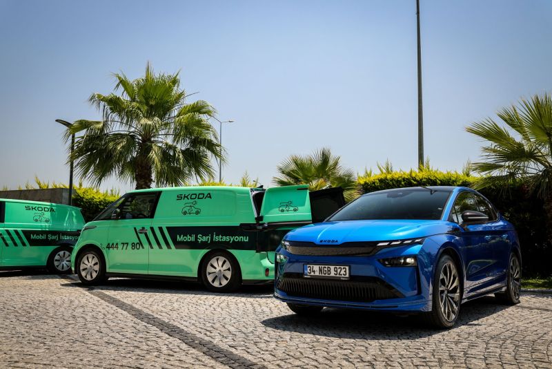 Skoda Mobil Şarj İstasyonları İlk 6 Ayda 1000’in Üzerinde Elektrikli Araca Destek Sağladı