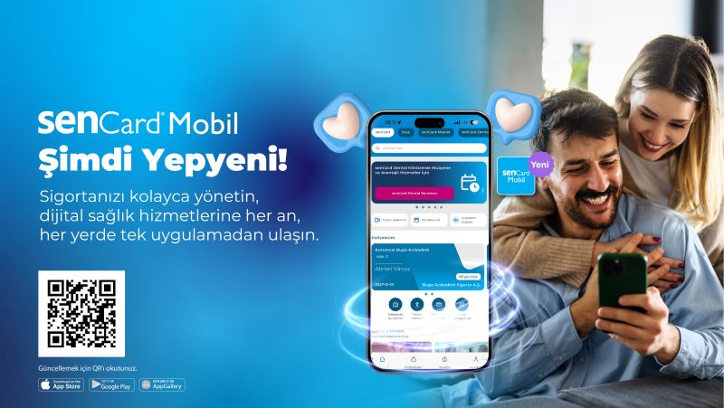 senCard Mobil ile Sağlık Sigortasından Dijital Sağlığa Tüm Hizmetler Tek Uygulamada